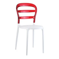 BIBI WHITE/RED TRANSP.ΚΑΡΕΚΛΑ BIBI WHITE/RED TRANSP.ΚΑΡΕΚΛΑ