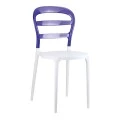 BIBI WHITE/VIOLET TRANSP.ΚΑΡΕΚΛΑ