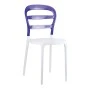 BIBI WHITE/VIOLET TRANSP.ΚΑΡΕΚΛΑ