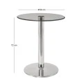 BITT Glass Table D.60cm