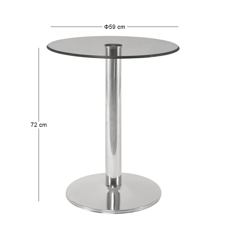 BITT Glass Table D.60cm