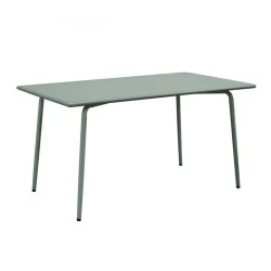 BRIO Flat Table-Pro 140x80cm Metal Sandy Green 5635C BRIO Flat Table-Pro 140x80cm Metal Sandy Green 5635C