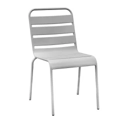 BRIO Stacking Chair-Pro Metal Cool Grey 4C BRIO Stacking Chair-Pro Metal Cool Grey 4C