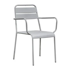 BRIO Stacking Armchair-Pro Metal Cool Grey 4C BRIO Stacking Armchair-Pro Metal Cool Grey 4C