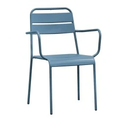 BRIO Stacking Armchair-Pro Metal Sandy Blue 5415C BRIO Stacking Armchair-Pro Metal Sandy Blue 5415C
