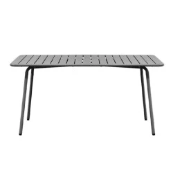 BRIO Slat Table-Pro 160x90cm Metal Cool Grey 4C BRIO Slat Table-Pro 160x90cm Metal Cool Grey 4C