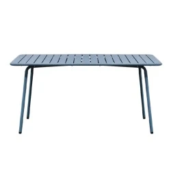 BRIO Slat Table-Pro 160x90cm Metal Sandy Blue 5415C BRIO Slat Table-Pro 160x90cm Metal Sandy Blue 5415C