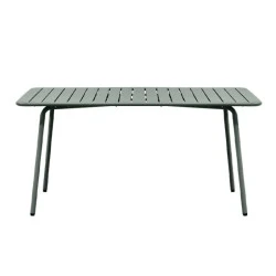 BRIO Slat Table-Pro 160x90cm Metal Sandy Green 5635C BRIO Slat Table-Pro 160x90cm Metal Sandy Green 5635C