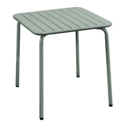 BRIO Slat Table-Pro 70x70cm Metal Sandy Green 5635C BRIO Slat Table-Pro 70x70cm Metal Sandy Green 5635C