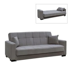 CARSON Sofa-Bed with Storage 3-Seater / Fabric Grey CARSON Sofa-Bed with Storage 3-Seater / Fabric Grey