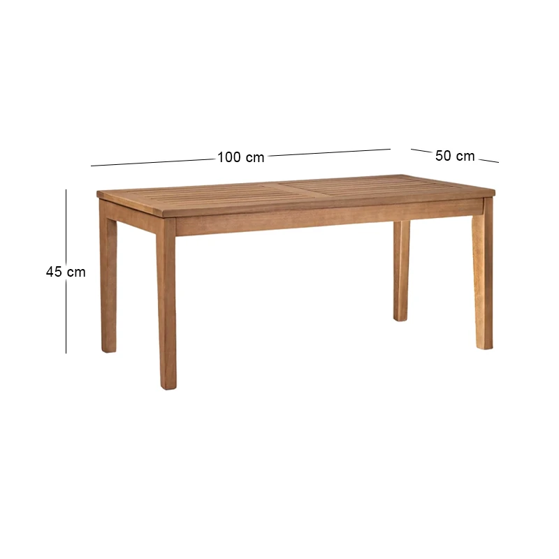 COFFEE Table 100x50cm, Acacia Natural
