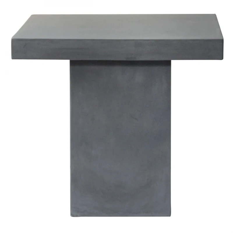 CONCRETE Cubic Table 80x80cm Cement Grey