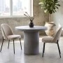 CONCRETE Cylinder Table D.80cm Cement Grey