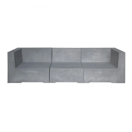 CONCRETE 3-Seat Sofa Cement Grey