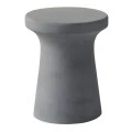 CONCRETE Stool D.35cm Cement Grey