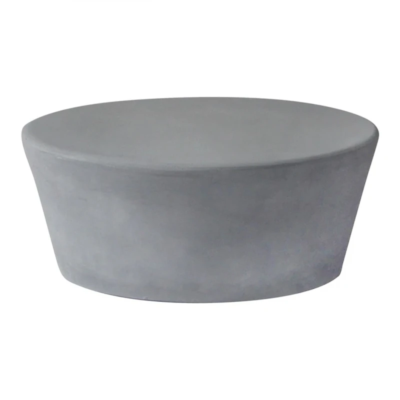 CONCRETE Coffee Table D.75cm Cement Grey