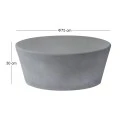 CONCRETE Coffee Table D.75cm Cement Grey