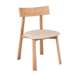 CORNEL Chair Natural, Pu Cream CORNEL Chair Natural, Pu Cream