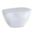 WHITE PLASTIC PLANTER COUBI ORCHID  20X13X10 CM