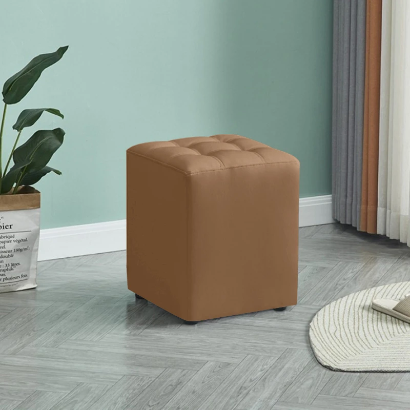 CUBE CAPPUCCINO PU ΣΚΑΜΠΟ 35X35X42εκ.