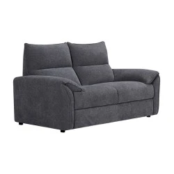 DALLAS 2-Seater Sofa Grey Fabric