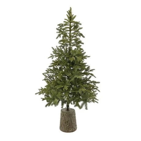 XMAS TREE MOUNTAIN PINE 210CM IN FIBER GLASS RESIN POT