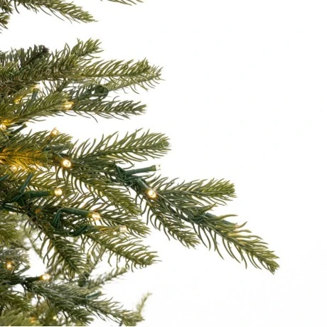CHRISTMAS TREE PRE-LIT ASPEN 270CM WITH 6250 LED WARM WHITE LIGHTS 8 FUNCTIONS (PE+PVC)