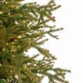 CHRISTMAS TREE PRE-LIT HIGHLANDS 210CM WITH 2400 LED COPPER WARM WHITE LIGHTS 8 FUNCTIONS PE+PVC
