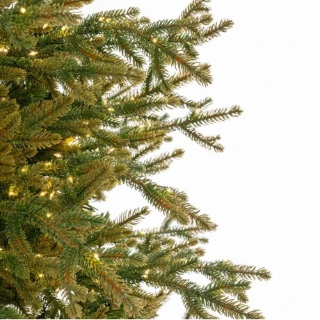 CHRISTMAS TREE PRE-LIT HIGHLANDS 270CM WITH 3600 LED COPPER WARM WHITE LIGHTS 8 FUNCTIONS