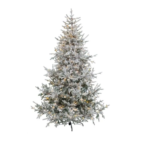 CHRISTMAS TREE PRE-LIT SNOWY CRYSTAL 270CM WITH 770 LED WARM WHITE LIGHTS 8 FUNCTIONS