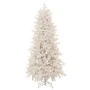WHITE FLOCKED CHRISTMAS TREE  180CM
