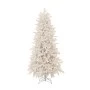 WHITE FLOCKED CHRISTMAS TREE  210CM