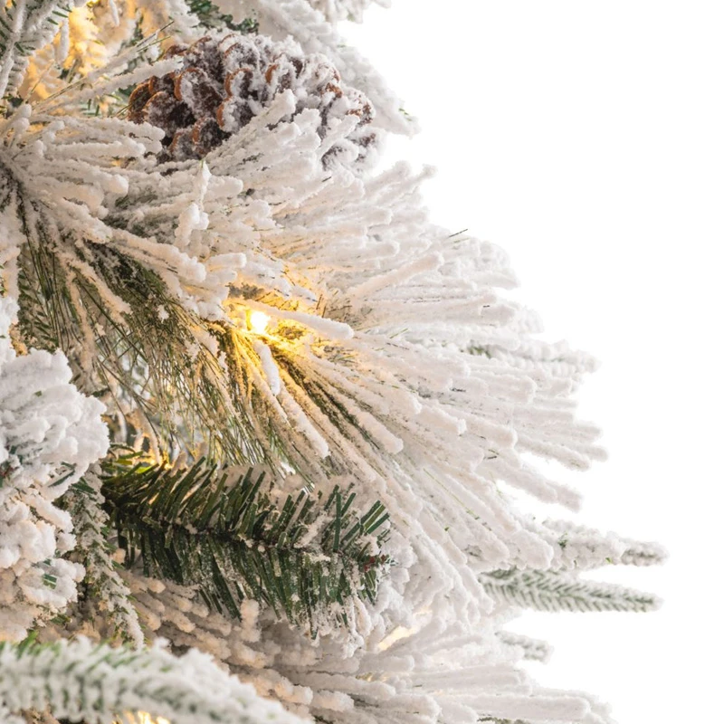 ΔΕΝΤΡΟ PRE-LIT SNOWY WONDERLAND 180ΕΚ(PE) ΜΕ 260 LED ΛΕΥΚΑ ΖΕΣΤΑ ΛΑΜΠΑΚΙΑ 8 ΠΡΟΓΡΑΜΜΑΤΩΝ