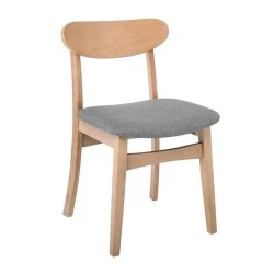 DOM Chair Oak (Fabric Grey) DOM Chair Oak (Fabric Grey)