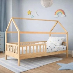 DREAM Montessori Kid Bed Natural (for Mattress 90x190cm) DREAM Montessori Kid Bed Natural (for Mattress 90x190cm)