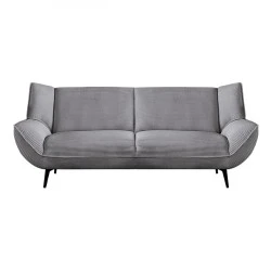 EMERALD 3-Seater Sofa Grey Corduroy Fabric EMERALD 3-Seater Sofa Grey Corduroy Fabric
