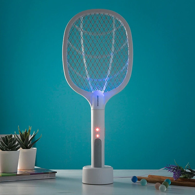 Rechargeable 2 in 1 UV Insect Killer Racket 18x44.5x8cm.