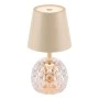 RECHARGEABLE OFF-WHITE TABLE LED LIGHT WITH 3 LIGHTING PROGRAMS  D11Χ35.5CM