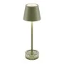 RECHARGEABLE OFF WHITE METAL TABLE LED LIGHT WITH 3 LIGHTING PROGRAMS  D11Χ35.5CM