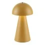 RECHARGEABLE MUSHROOM TABLE LED LIGHT IN YELLOW COLOR WITH 3 LIGHTING PROGRAMS 10X10X19CM