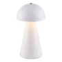 RECHARGEABLE MUSHROOM TABLE LED LIGHT IN WHITE COLOR WITH 3 LIGHTING PROGRAMS 10X10X19CM