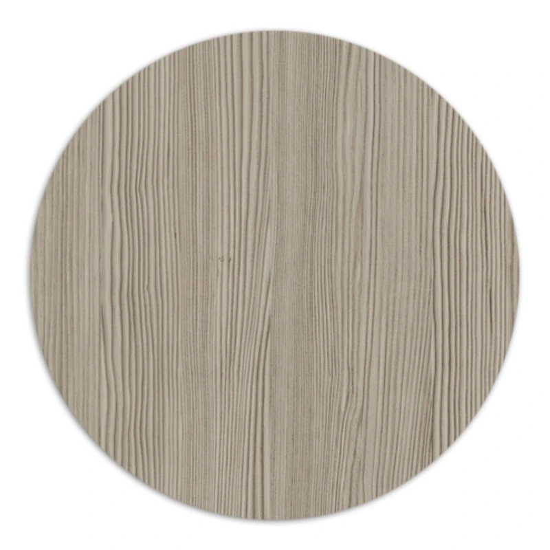 Επιφάνεια τραπεζιού με werzalit σε χρώμα wood pine Φ 70εκ