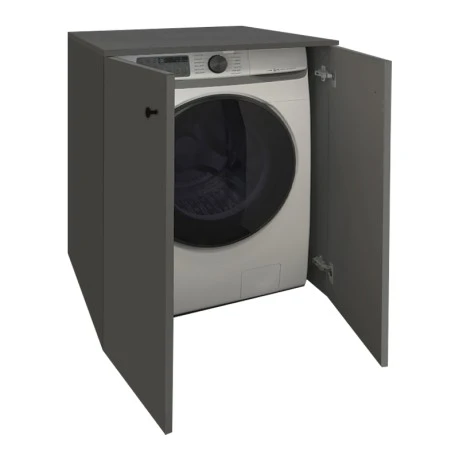 Έπιπλο πλυντηρίου Gray Megapap χρώμα ανθρακί 70x66x90εκ.