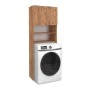 Έπιπλο πλυντηρίου Ramsey Megapap χρώμα pine oak 65x27x190,6εκ.