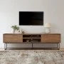 Έπιπλο τηλεόρασης Amedeo Megapap χρώμα καρυδί 180x40x50εκ.