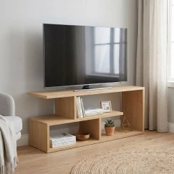 Forever Megapap melamine tv stand in oak color 100x30x40cm. Forever Megapap melamine tv stand in oak color 100x30x40cm.