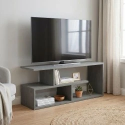 Forever Megapap melamine tv stand in concrete grey color 100x30x40cm. Forever Megapap melamine tv stand in concrete grey color 100x30x40cm.