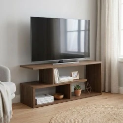Forever Megapap melamine tv stand in walnut color 100x30x40cm. Forever Megapap melamine tv stand in walnut color 100x30x40cm.