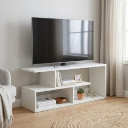 Forever Megapap melamine tv stand in white color 100x30x40cm. Forever Megapap melamine tv stand in white color 100x30x40cm.