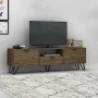 Jasmine Megapap melamine TV furniture in walnut color 170x35x50cm.